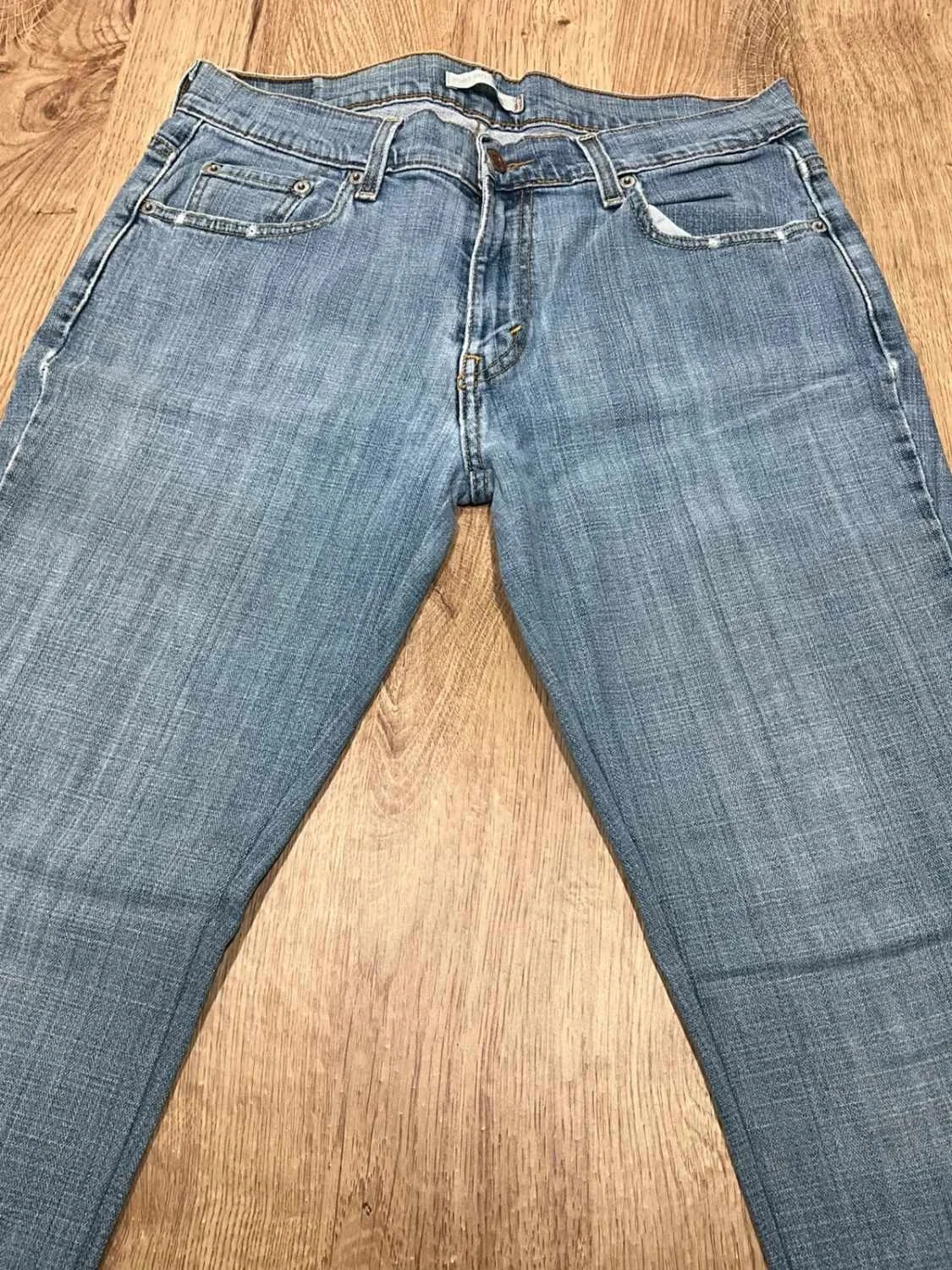 Jean Levi's 515 Boot Cut Taille 12 Long Vintage Bleu Clair Lvf 030 – photo 5